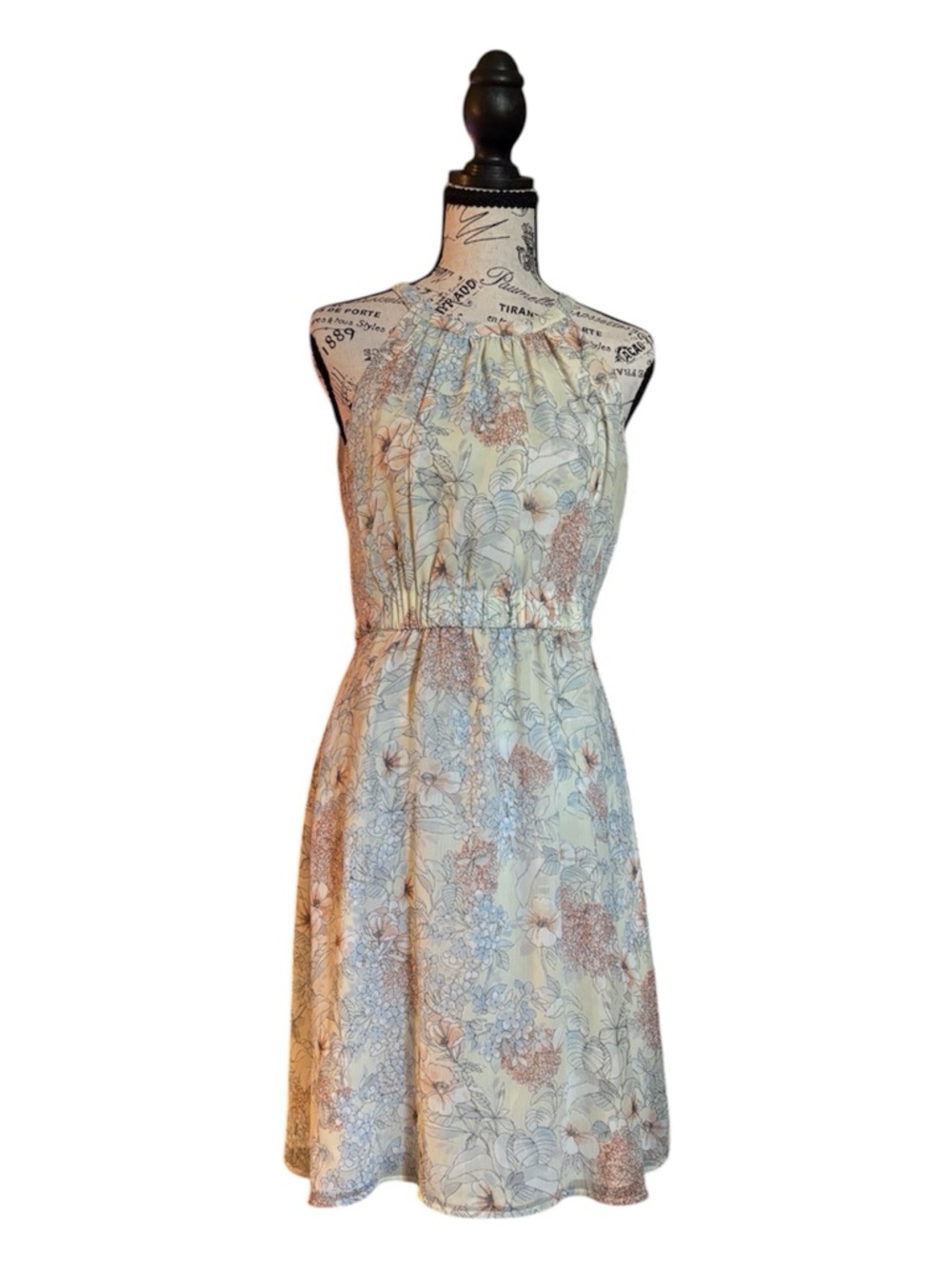 Tommy Hilfiger Sleeveless Floral Dress size 4